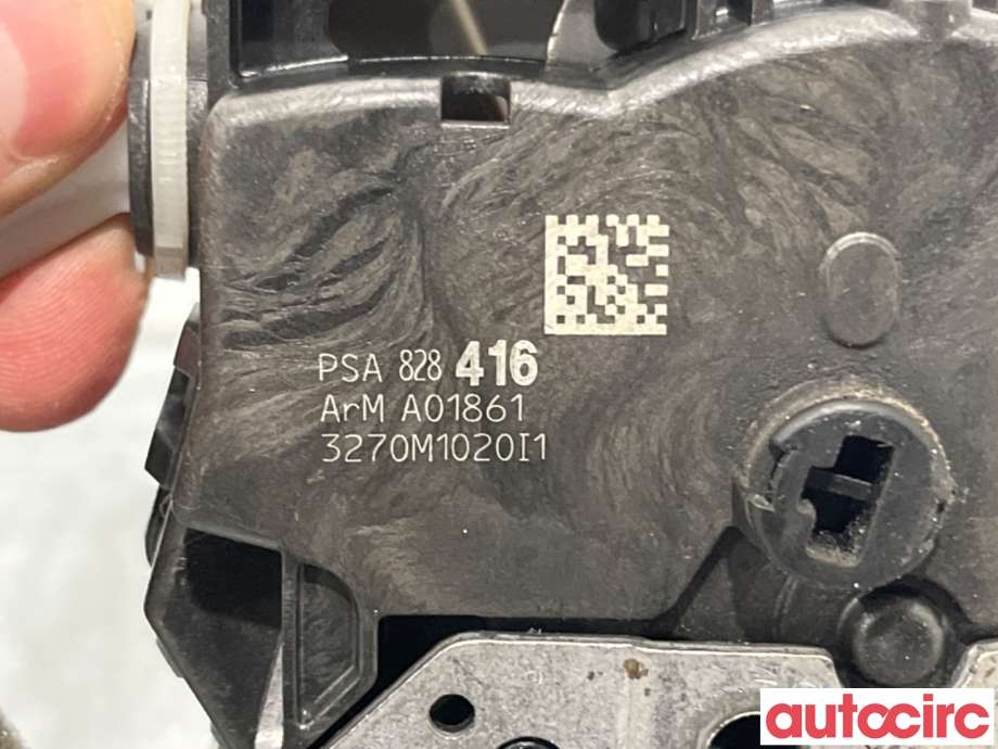 Låsekasse høyre til Citroën Berlingo 2008-2015 (Type II, Fase 1)  (CITROEN|9137N6|PSA828416|)