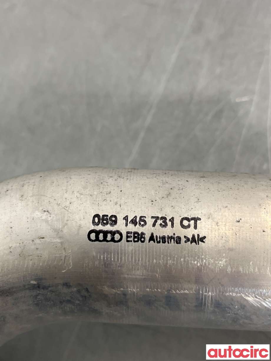 Turbo rør til Audi A8 2010-2013 (Type III, Fase 1)  (059145731CT|)
