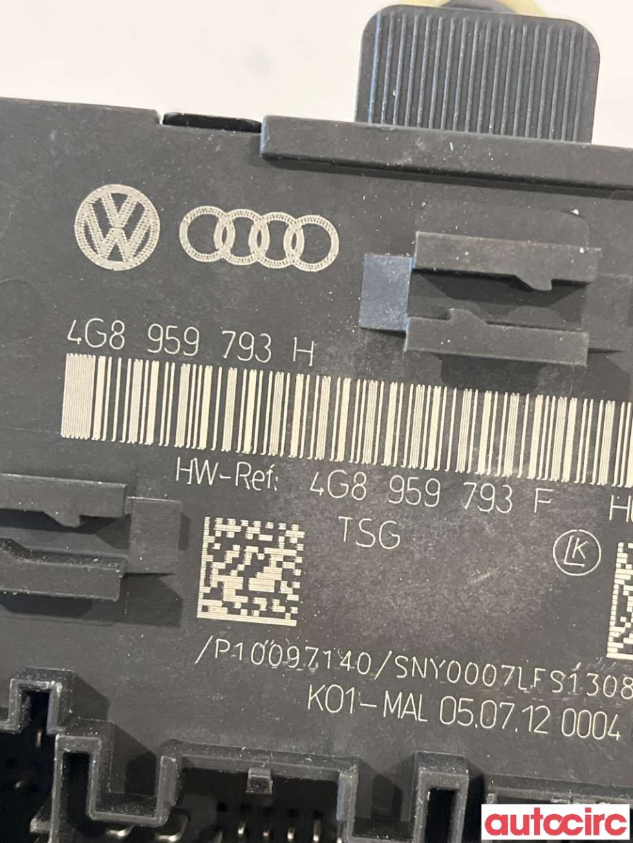 Styreenhet dør venstre foran til Audi A6, Allroad 2012-2014 (Type III, Fase 1) (C7) (C7) (4G8959793H|)