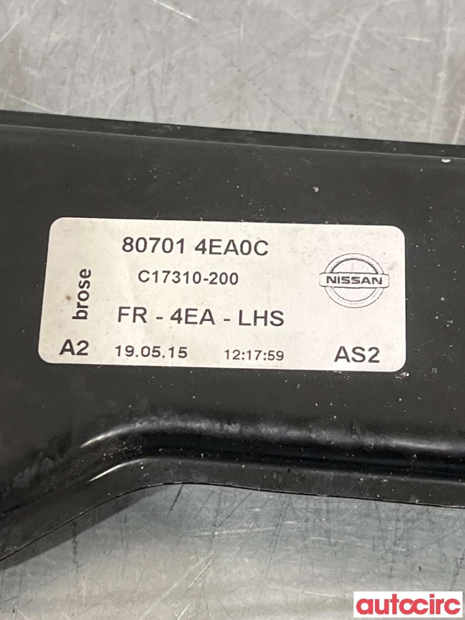 Ruteheis venstre foran til Nissan Qashqai 2014-2021 (Type II)  (807014EA0C|)