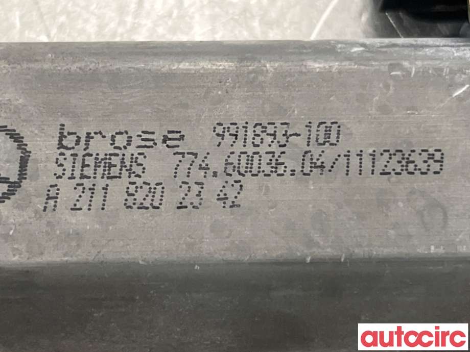 Ruteheis venstre bak til Mercedes E-Klasse 2002-2006 (Fase 1) (W211) (W211) (MERCEDES|A2118202342|991893-100)