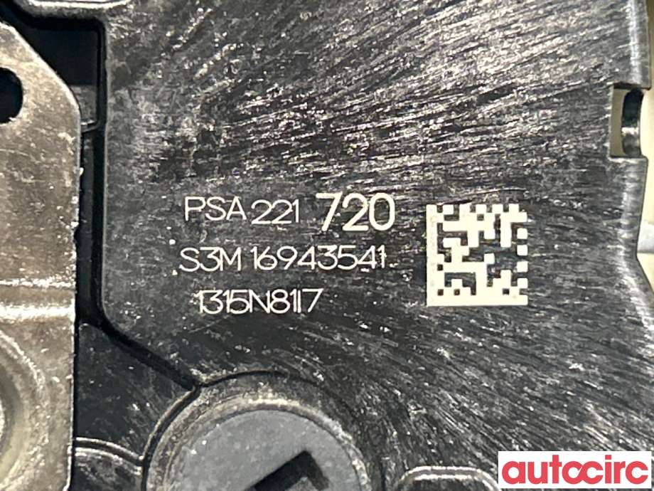 Låsekasse høyre til Peugeot Partner 2019-->> (Type III)  (9822172080|)