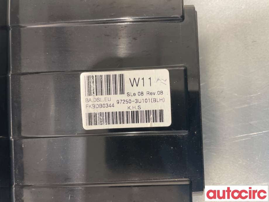 Varmeapparat betjening til Kia Sportage 2010-2016 (Type III)  (KIA|972503U101BLH||97250-3U101)