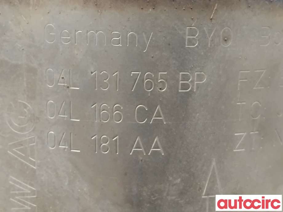 Partikkelfilter til Audi A4 2015-2019 (Type V, Fase 1) (B9) (B9) (AUDI|04L131670SX|04L181AA|04L131765BP)