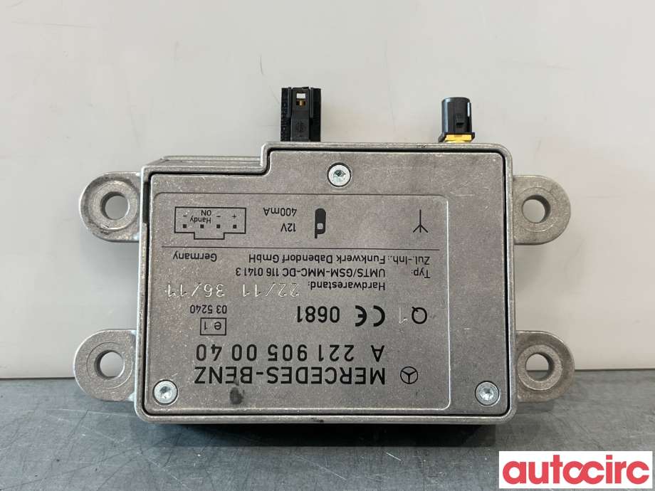 Antenne forsterker til Mercedes ML, 2011-2015 (Fase 1) (W166) (W166) (A2219050040)
