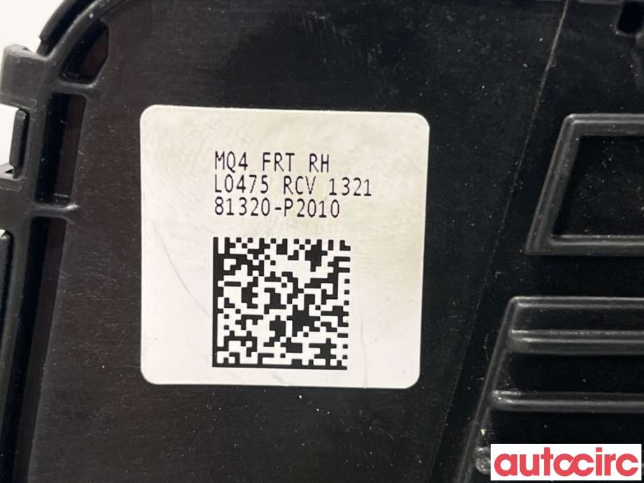 Låsekasse høyre foran til Kia Sorento 2016-->> Type III  (KIA|81320P2010||81320-P2010)