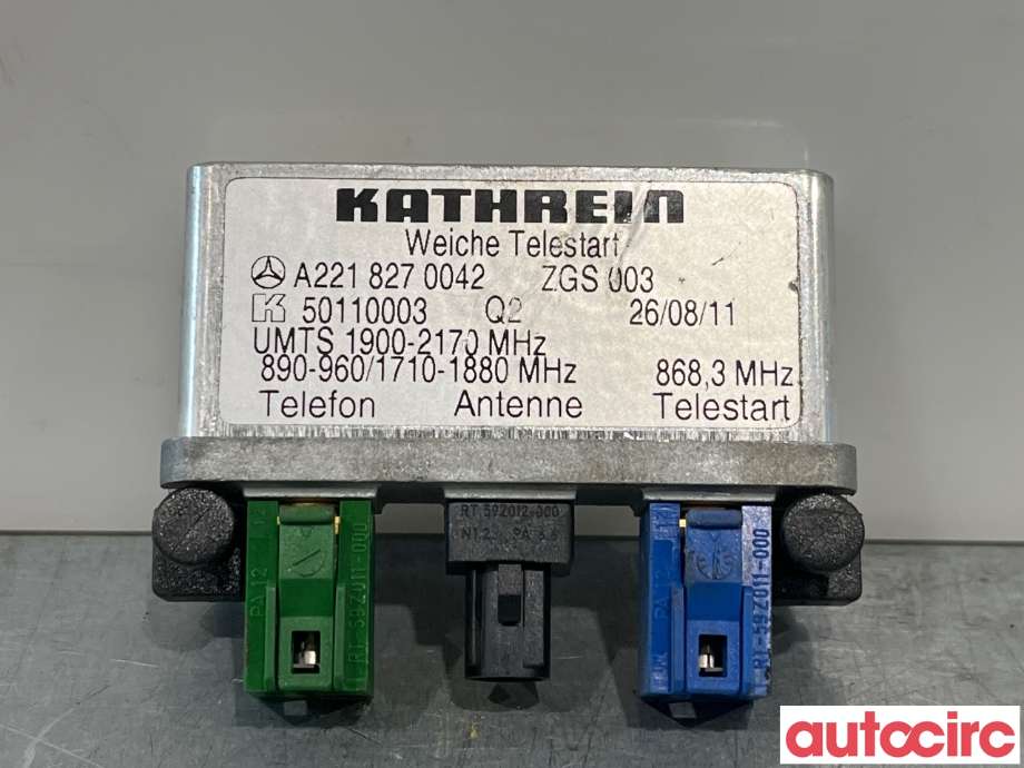 Antenne forsterker til Mercedes ML, 2011-2015 (Fase 1) (W166) (W166) (A2218270042)
