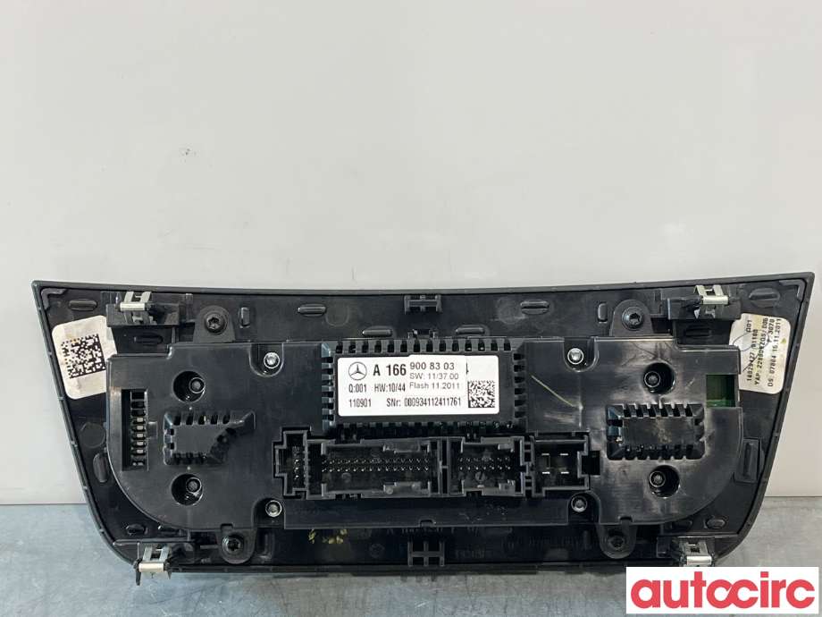 Varmeapparat betjening til Mercedes ML 2011-2015 (Fase 1) (W166) (W166) (A1669008921|)