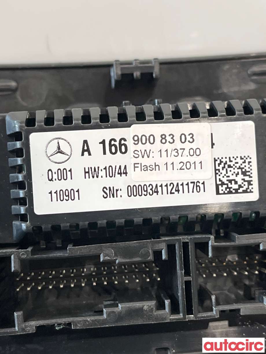 Varmeapparat betjening til Mercedes ML 2011-2015 (Fase 1) (W166) (W166) (A1669008921|)