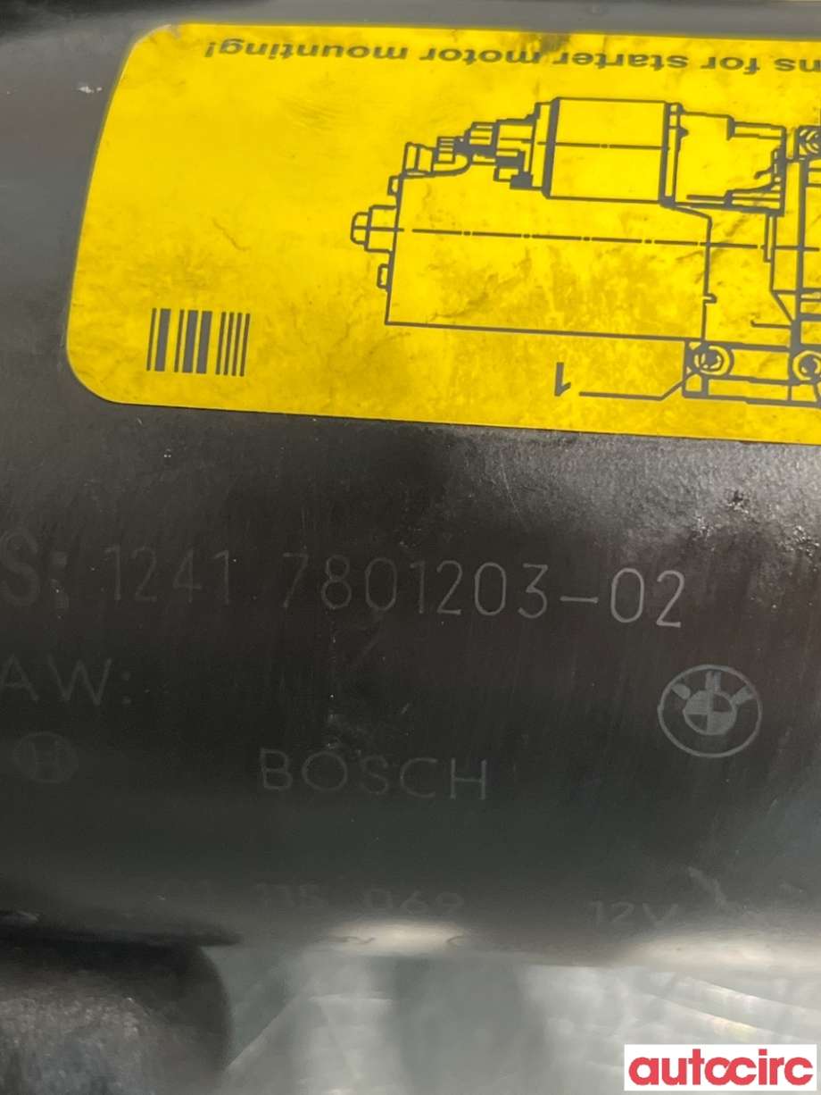 Starter diesel til BMW 7-Serie 2009-2015 (F01/F02/F03/F04) (F01/F02/F03/F04) (12418515900|0001115069|)