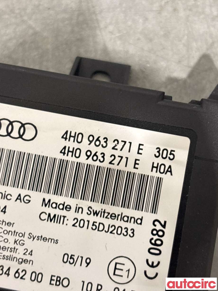 Styreenhet diverse til Audi A4 2015-2019 (Type V, Fase 1) (B9) (B9) (4H0963271E|)