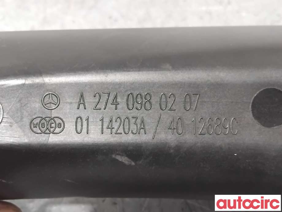 Turbo rør til Mercedes GLC 2015-2022 (X253) (X253) (A2740980207|)