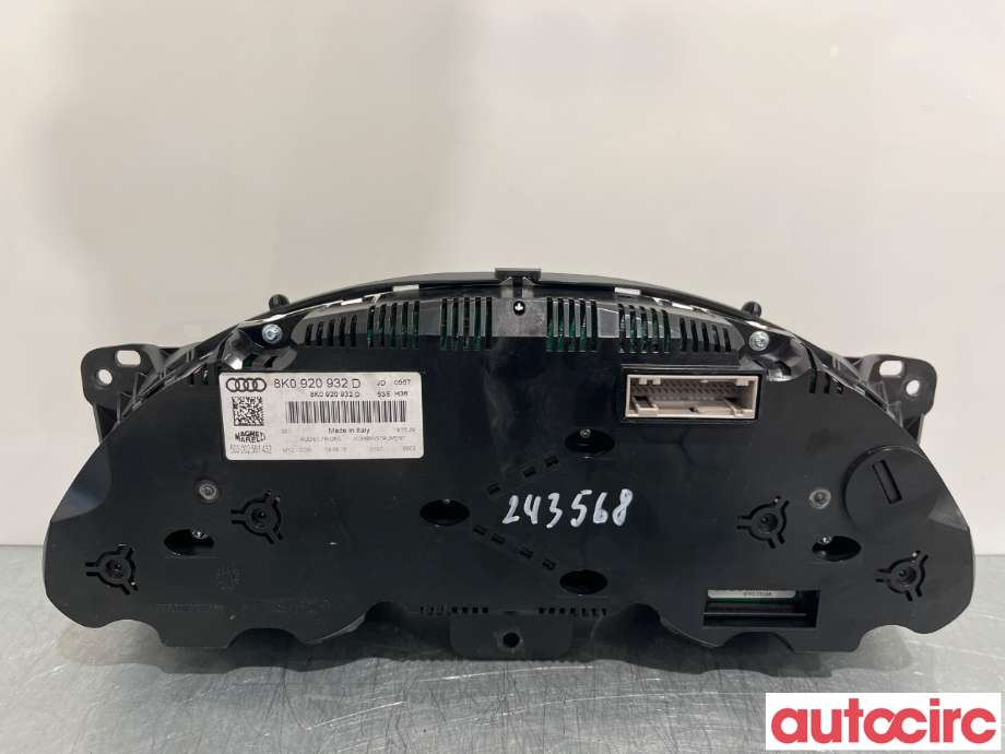Instrumentpanel til Audi A4 2007-2014 (Type IV) (B8) (B8) (8K0920932D|)