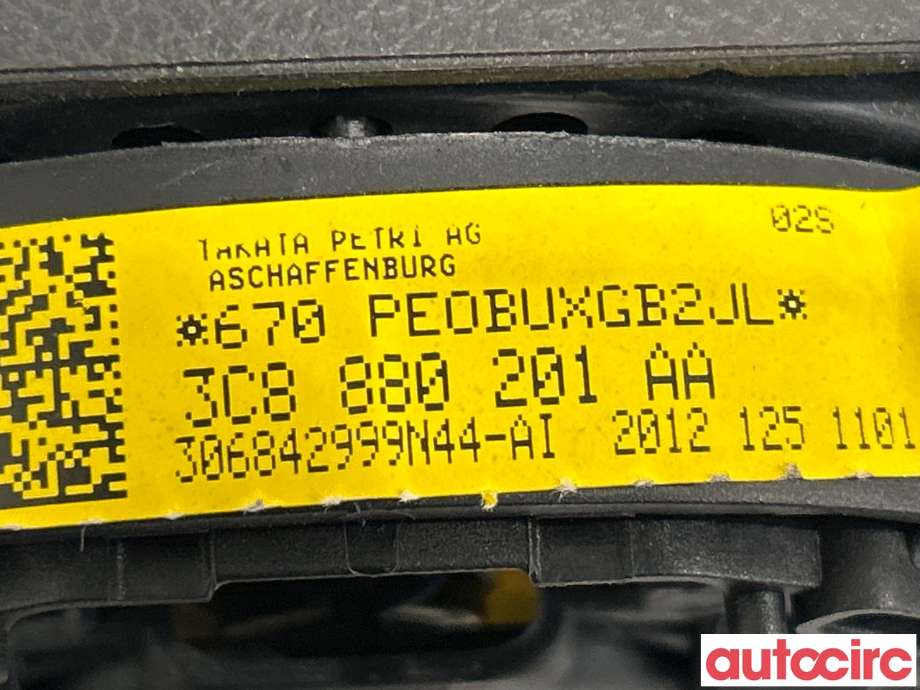 Airbag rattpute til VW Passat 2011-2015 (B7) (B7) (3C8880201AH|)