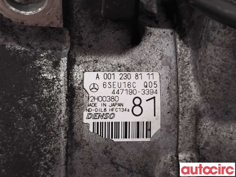 Aircondition kompressor til Mercedes E-Klasse 2006-2009 (Fase 2) (W211) (W211) (MERCEDES|A0022305111|447190-3394|A0012308111)