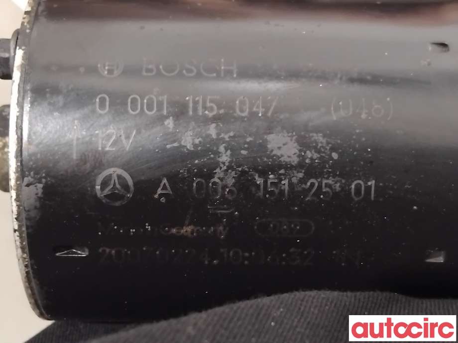 Starter diesel til Mercedes E-Klasse 2006-2009 (Fase 2) (W211) (W211) (MERCEDES|A0061512501|0001115047)