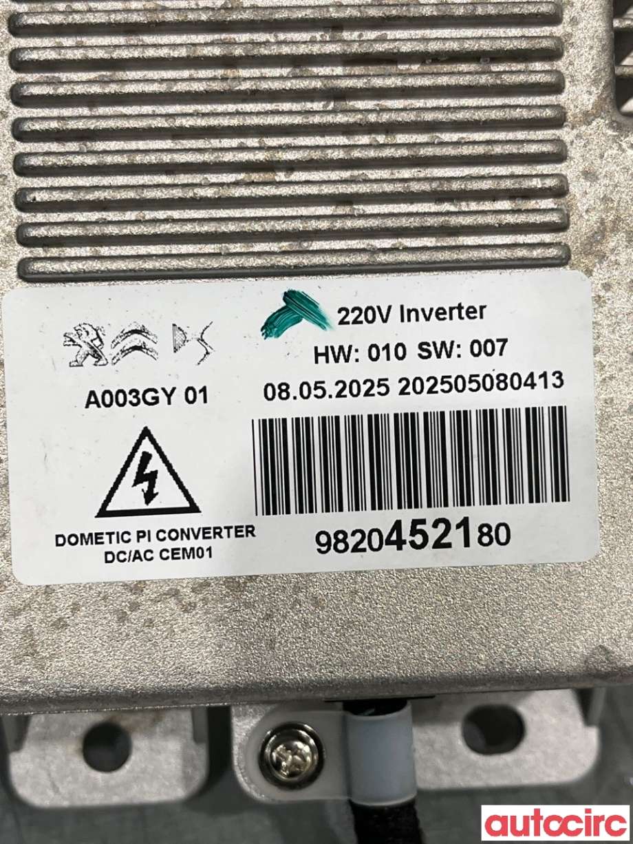 Inverter elbil til Peugeot Partner 2019-->> (Type III)  (9820452180|)
