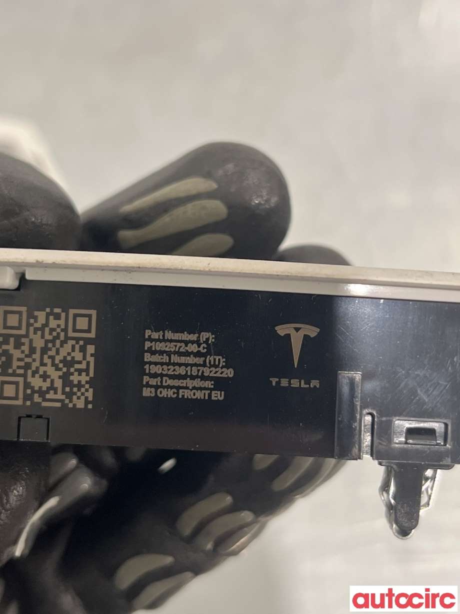 Taklyspanel til Tesla Model 3 2018-2023 (Fase 1)  (1092572-00-C|)