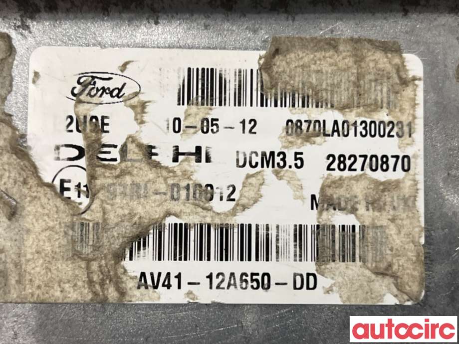Styreenhet motor til Ford Kuga 2008-2012 (Type I) (FORD|1802711|28270870|AV41-12A650-DD)