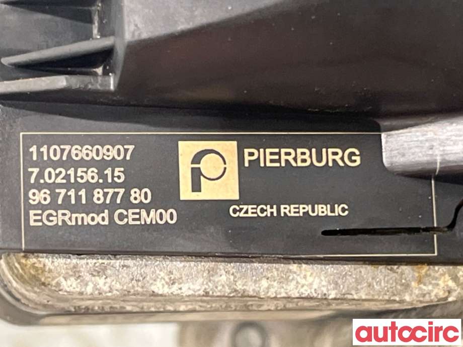 EGR-ventil til Ford Fiesta 2008-2012 (Type VI, Fase 1)  (FORD|1702178|70215615|2473602)