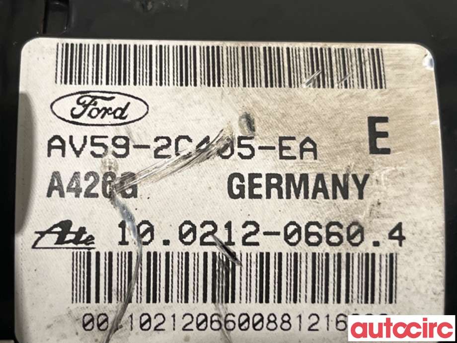 ABS sentral til Ford Fiesta 2008-2012 (Type VI, Fase 1)  (FORD|1812481|100961-01473|AV59-2C405-EA)