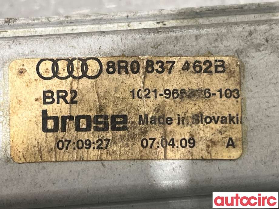 Ruteheis til Audi Q5 2008-2012 (Type I, Fase 1)  (AUDI|8R0837462F|8R0837462B|8R0837462H)