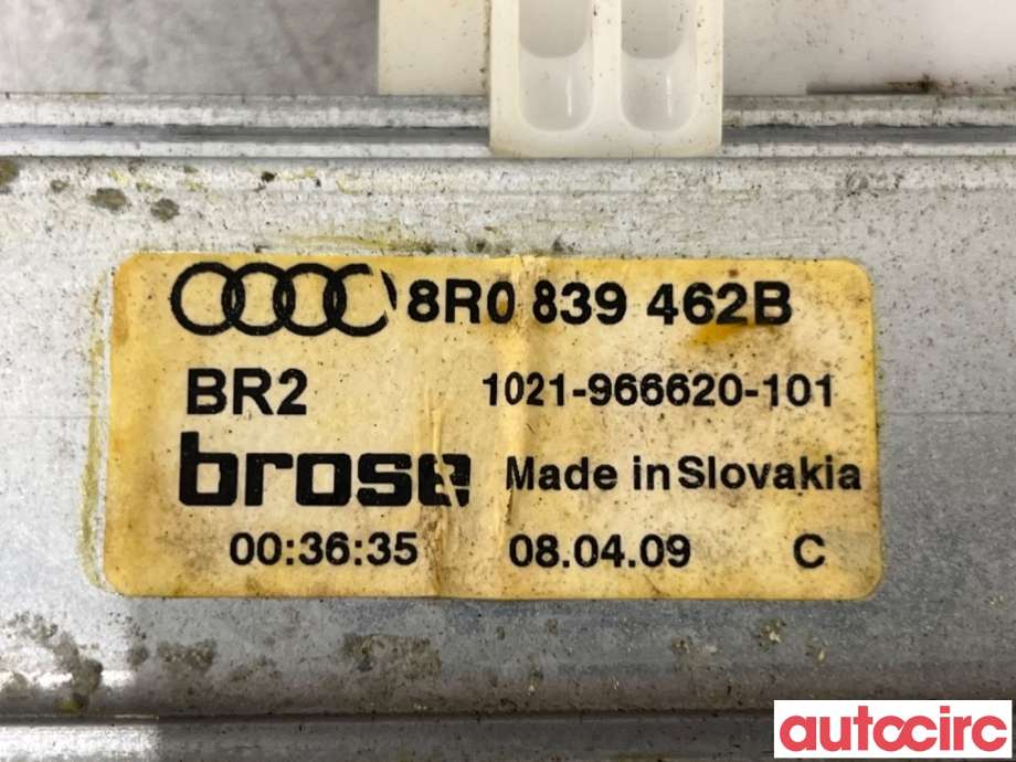 Ruteheis til Audi Q5 2008-2012 (Type I, Fase 1)  (AUDI|8R0839462D|8R0839462B|8R0839462E)