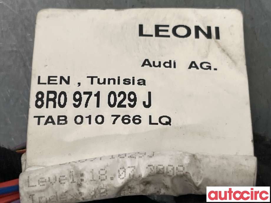 Ledningsnett til Audi Q5 2008-2012 (Type I, Fase 1)  (AUDI|8R0971029J|)