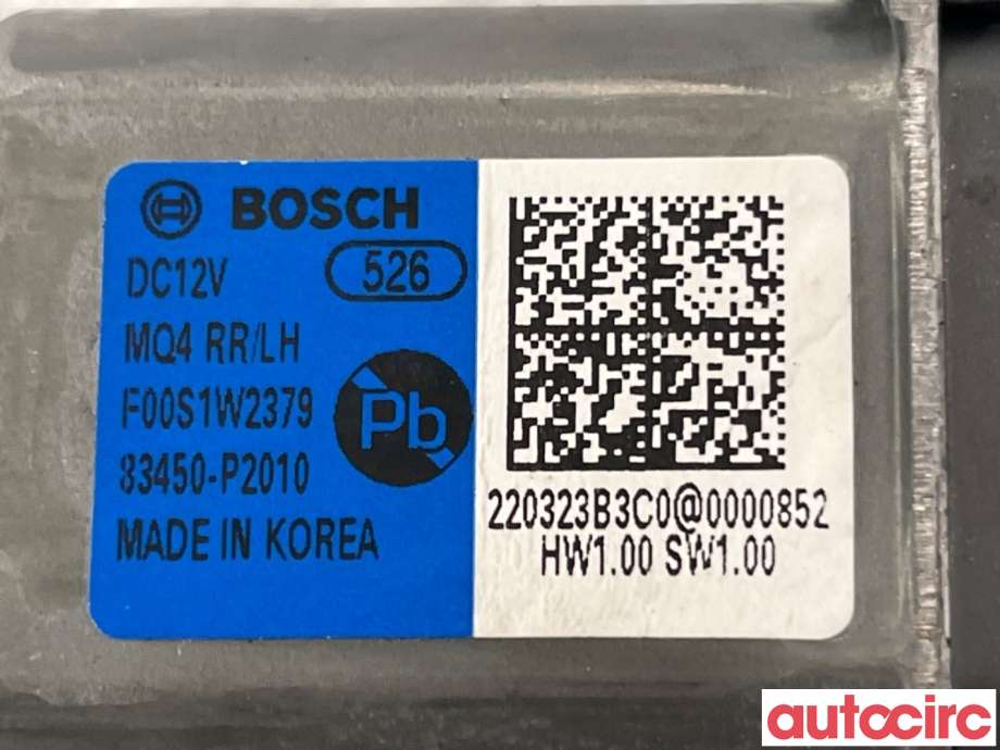 Ruteheis venstre bak til Kia Sorento 2016-->> Type III (KIA|83450P2010|F00S1W2379|83450-P2010)