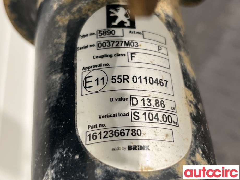 Hengerfeste til Toyota Proace 2016-->> (Type II) (TOYOTA|NO NR|5890|1612366780)