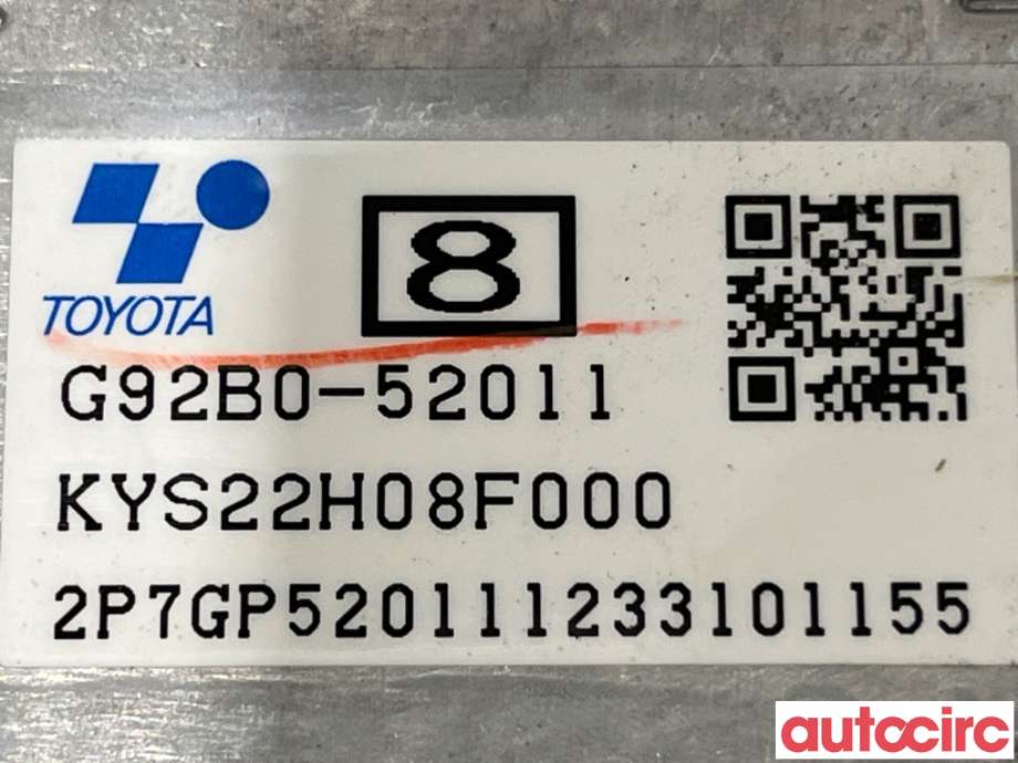 Inverter hybrid til Toyota Yaris Cross (SUV) 2021-->>  (TOYOTA|G92B052011||G92B0-52011)