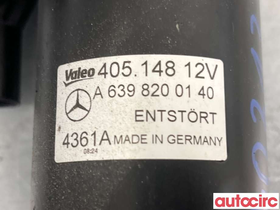 Viskermotor frontrute til Mercedes Vito/Viano 2010-2014 (Fase 2) (W639) (W639) (MERCEDES|A6398200140|405148)