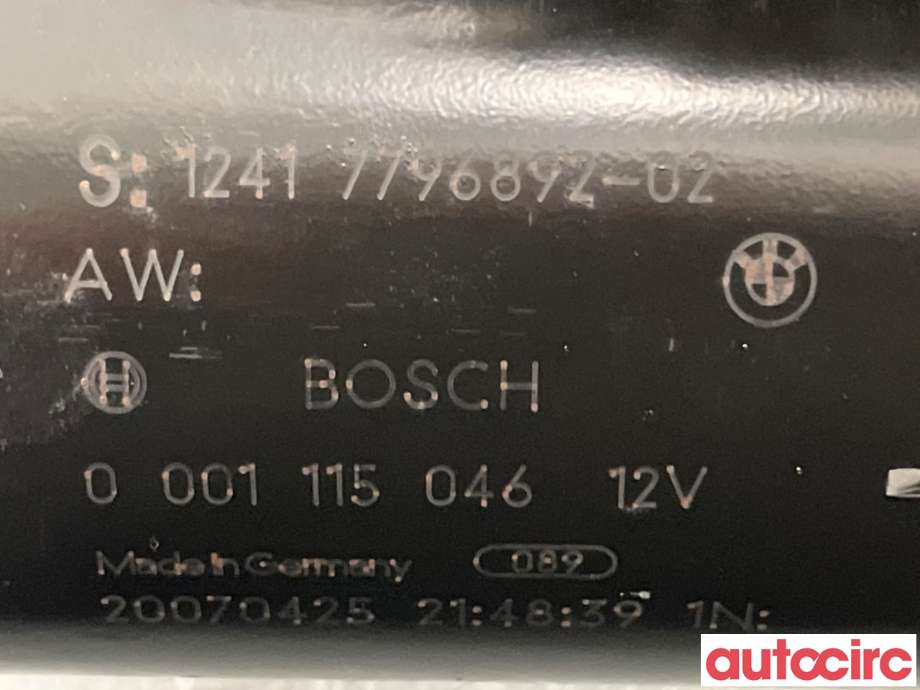 Starter diesel til BMW 5-Serie 2003-2010 (E60/E61) (E60/E61) (BMW|12417796892|0001115046)