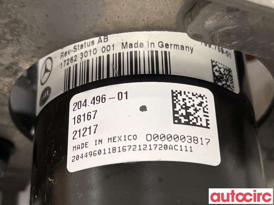 Vakuumpumpe til Mercedes C-Klasse 2018-2021 (Fase 2) (W205) (W205) (MERCEDES|A0004306232|204496-01)