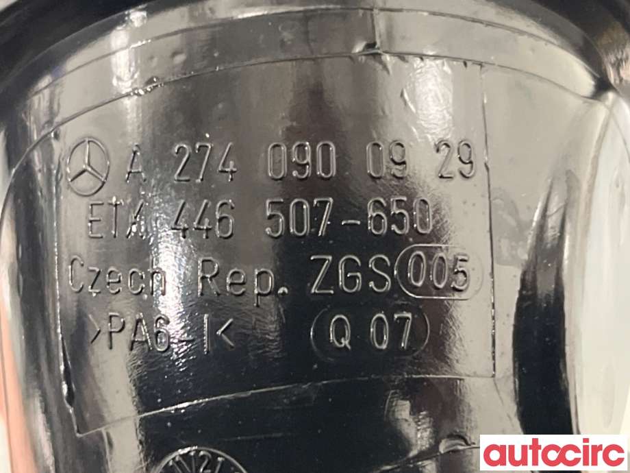 Luftslange innsug til Mercedes C-Klasse 2018-2021 (Fase 2) (W205) (W205) (MERCEDES|A2740900929|446507-650)