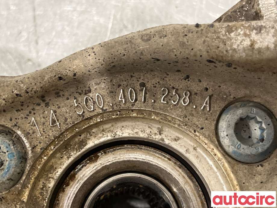 Hjulspindel høyre foran til Škoda Octavia 2013-2016 (Type III, Fase 1)  (SKODA|5Q0407254A|5Q0407258A|5QD407254F)