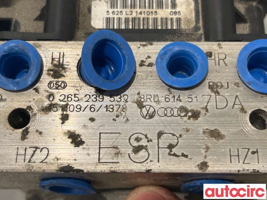 ABS sentral til Audi Q5 2012-2017 (Type I, Fase 2)  (AUDI|8R0614517DE|0265239532|8R0614517DQ)