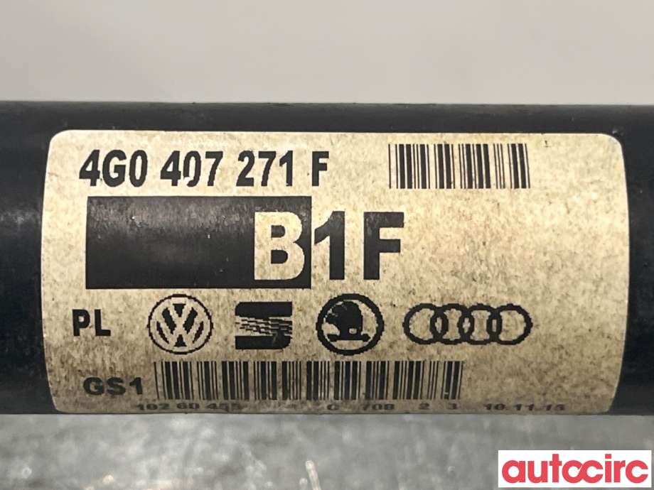 Drivaksel venstre foran til Audi Q5 2012-2017 (Type I, Fase 2)  (AUDI|4G0407271F|B1F)
