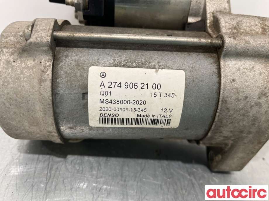 Starter til Mercedes C-Klasse 2014-2018 (Fase 1) (W205) (W205) (MERCEDES|A2749062100|MS438000-2020)