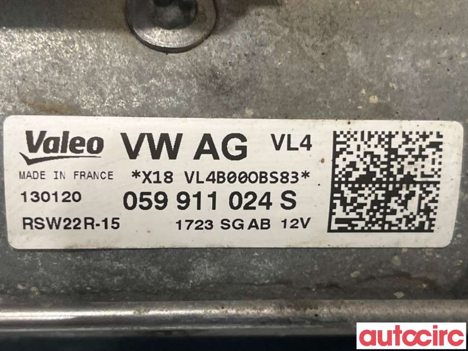 Starter diesel til VW Amarok 2016-2022 (Type I, Fase 2)  (VOLKSWAGEN|059911024SX|RSW22R-15|059911024S)