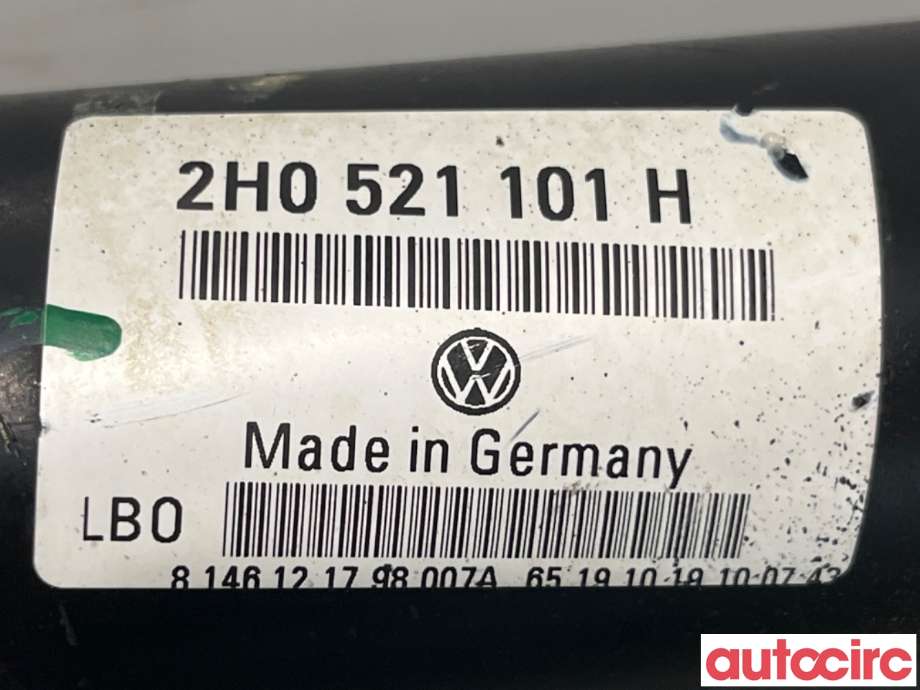 Mellomaksel fremre til VW Amarok 2016-2022 (Type I, Fase 2)  (VOLKSWAGEN|2H0521101H|)
