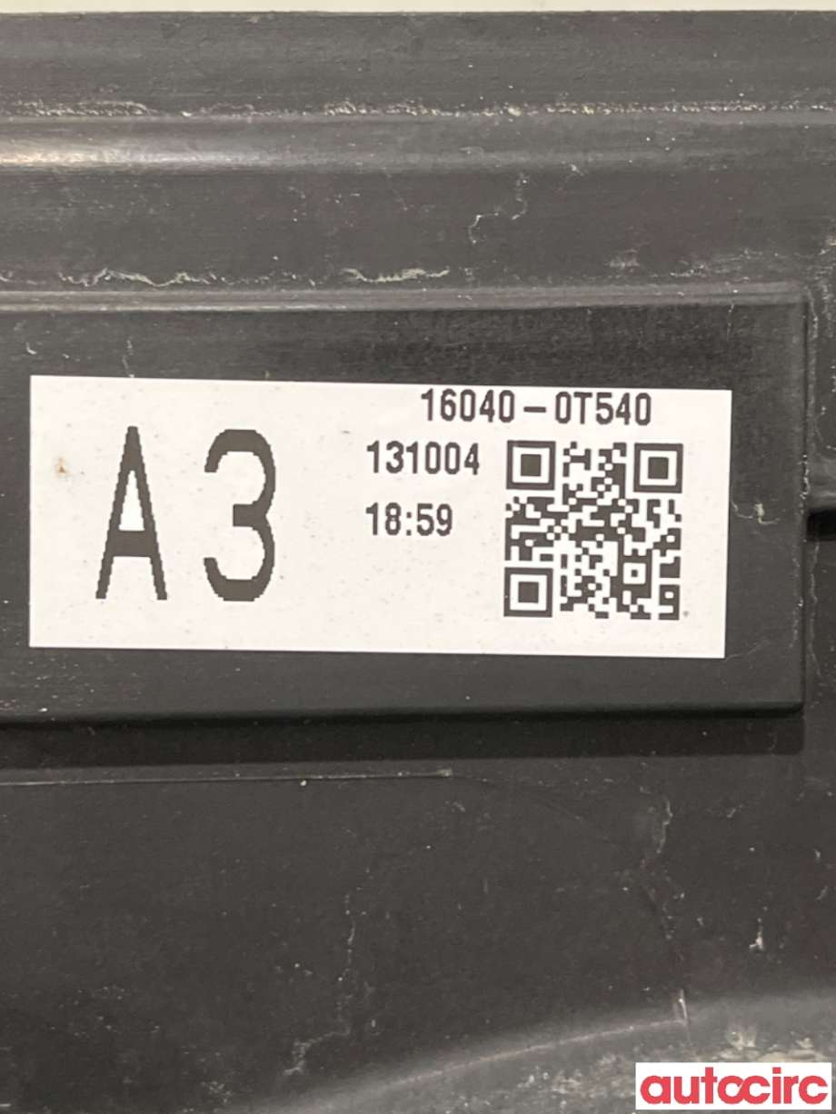 Kjølevifte til Toyota Auris 2013-2015 (Type II, Fase 1)  (TOYOTA|163610T120|167110T090|163610T110)
