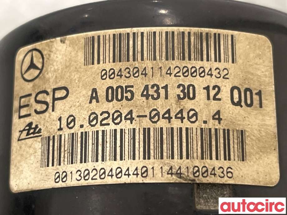ABS sentral til Mercedes C-Klasse 2004-2007 (Fase 2) (W203) (W203) (MERCEDES|A0044316212|100925-15753|A0054313012)
