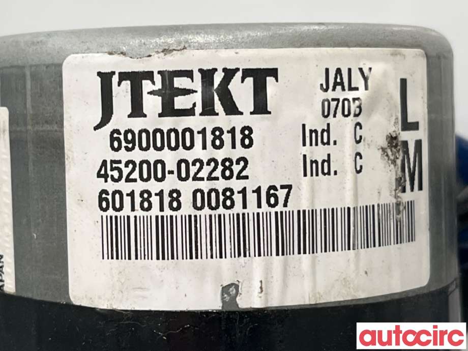Rattaksel elektrisk servo til Toyota Auris 2010-2012 (Type I, Fase 2)  (TOYOTA|4525002692|6900001818|45200-02282)