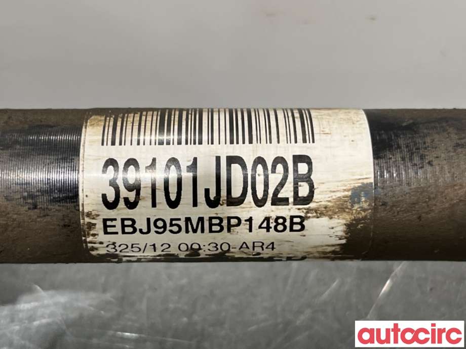 Drivaksel venstre foran til Nissan Qashqai 2010-2014 (Type I, Fase 2)  (NISSAN|39101JD02B|)