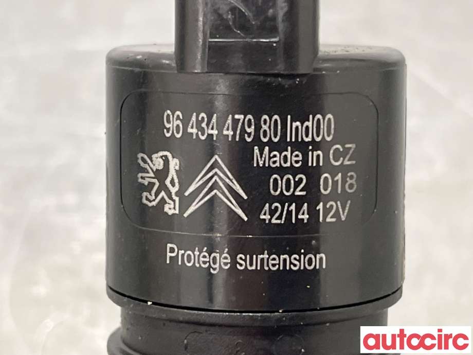 Spylerpumpe foran til Peugeot 3008 2009-2016 (Type I)  (PEUGEOT|643492||9643447980)