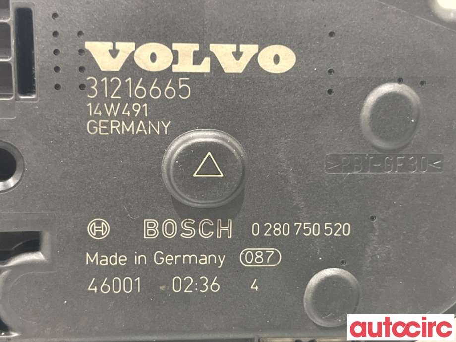 Spjeldhus til Volvo V70 2005-2007 (Type II, Fase 2)  (VOLVO|31216665|0280750520)