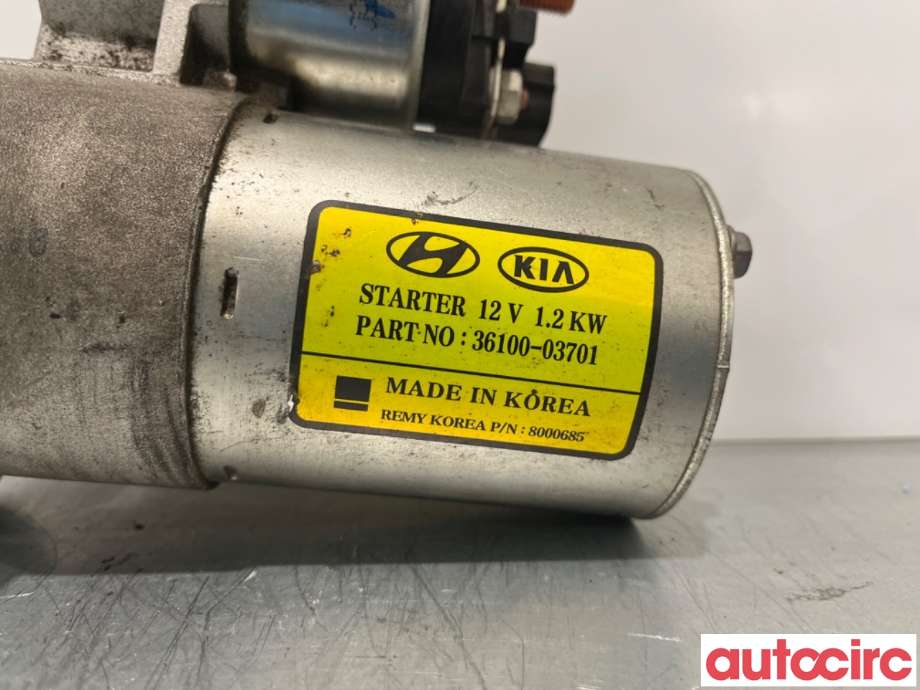 Starter til Hyundai i30 2017-2020 (Type III)  (HYUNDAI|3610003701||36100-03701)