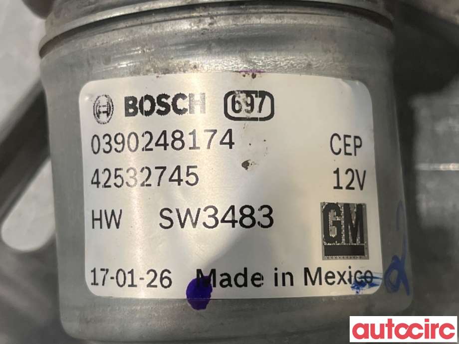 Viskermotor frontrute til Opel Ampera-e 2017-->> (Type II) (OPEL|42532745|0390248174|42674730)