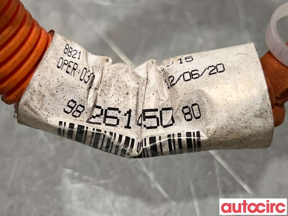 Kabel høy volt (HV) hybrid til Peugeot 208 2019-->> (Type II)  (PEUGEOT|9826145080|)